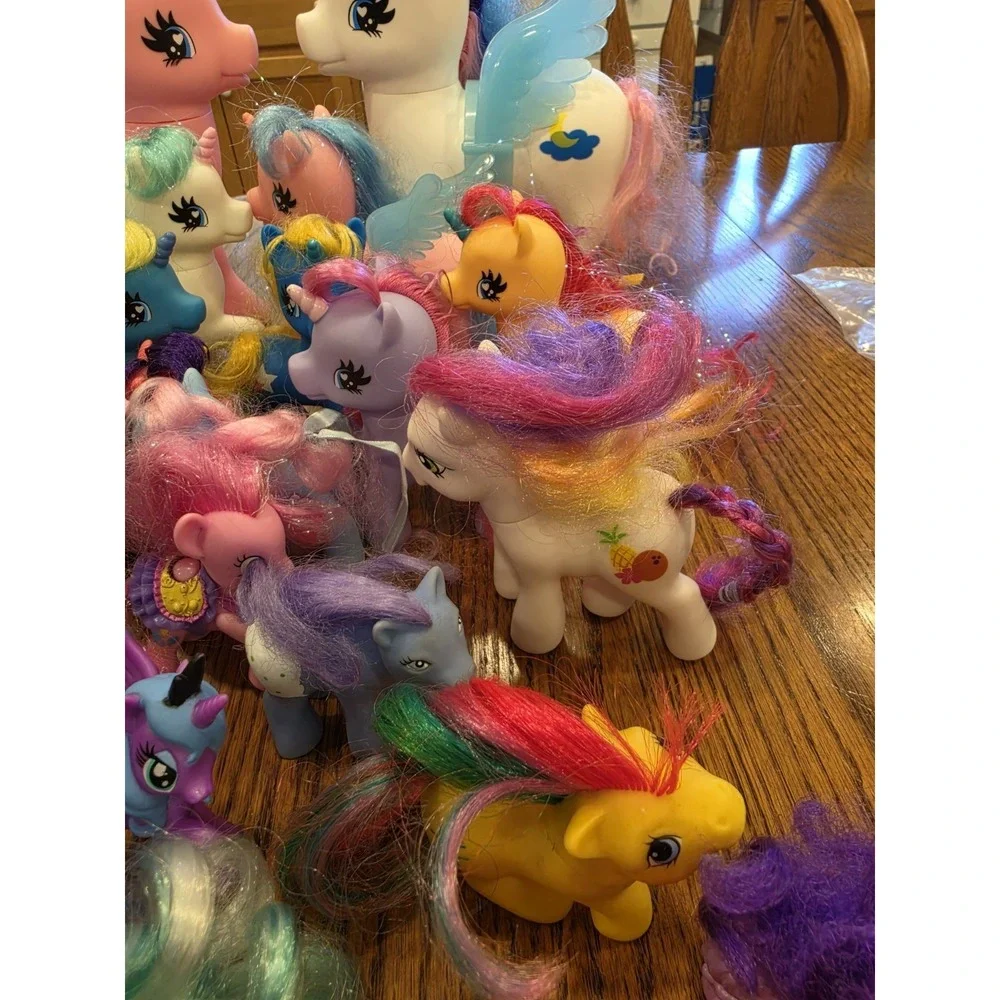 Large 40+ Mixed Gen Lot Of Hasbro My Little Pony & Gi-Go W/ Variety Accessories
